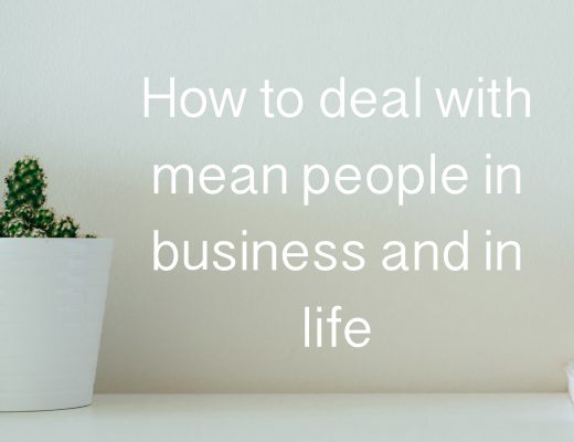How to deal with mean people in business and in life https://megg.me