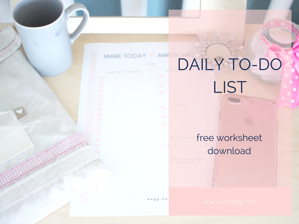 Make today awesome with this daily to-do list